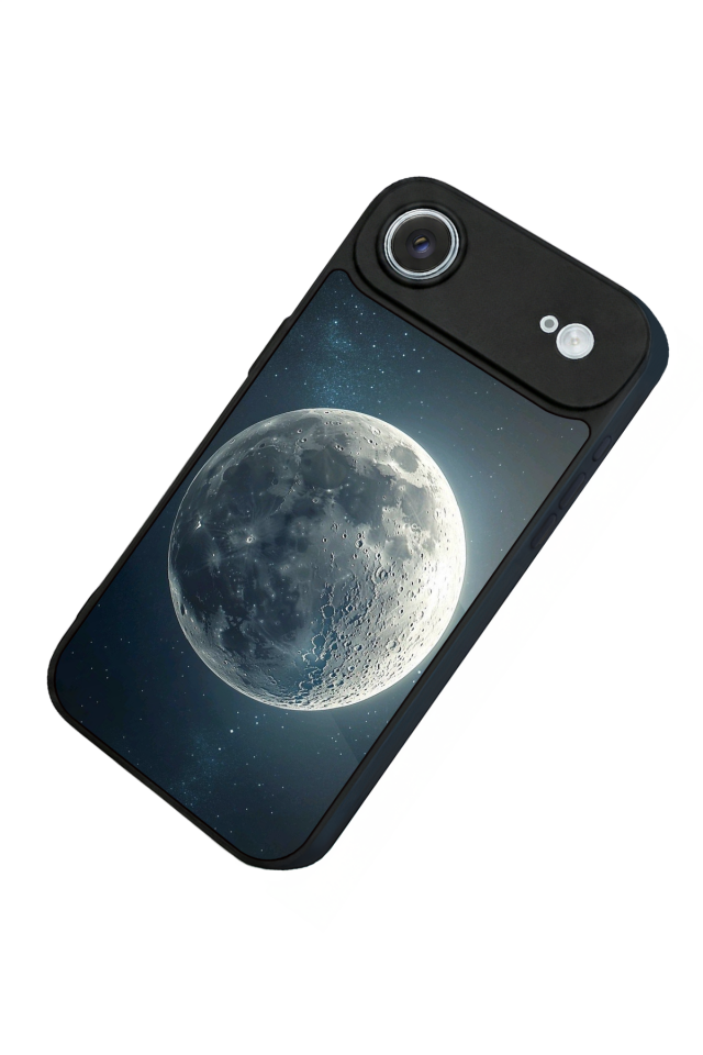 iPhone 17 Air Uyumlu Ay Tasarımlı Glossy Premium Kılıf