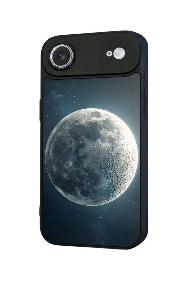 iPhone 17 Air Uyumlu Ay Tasarımlı Glossy Premium Kılıf