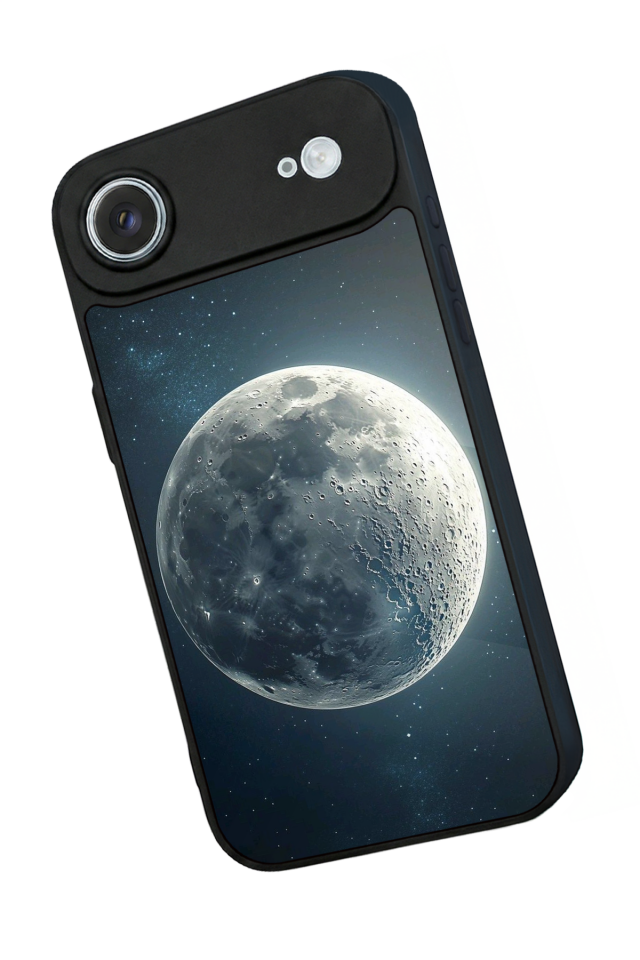 iPhone 17 Air Uyumlu Ay Tasarımlı Glossy Premium Kılıf