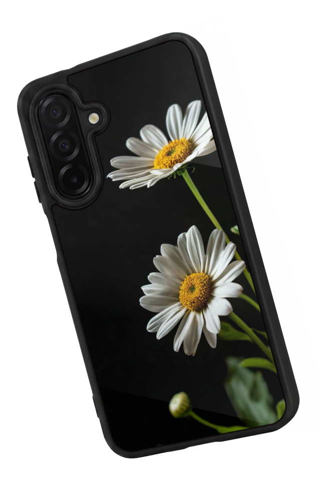 Samsung Galaxy A56 Uyumlu Cicek Tasarımlı Glossy Premium Kılıf