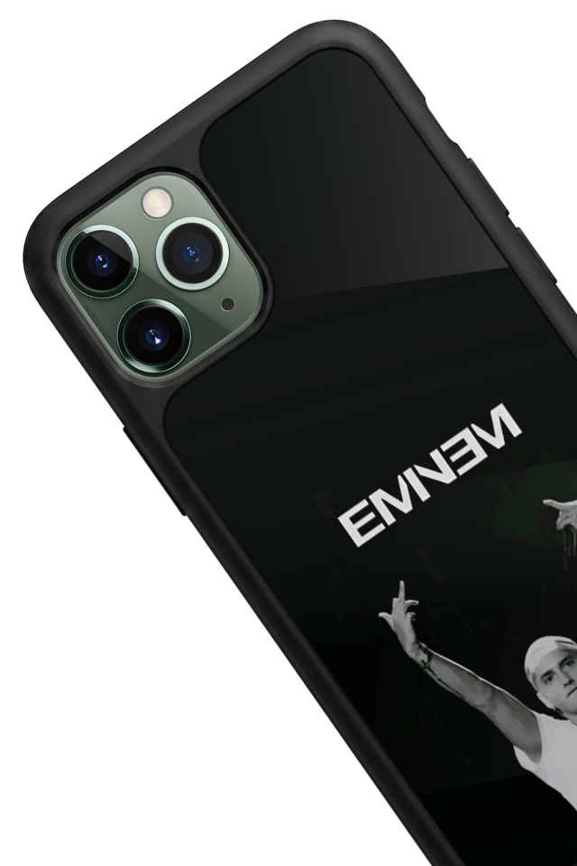 iPhone 11 Pro Max Uyumlu Eminem Tasarımlı Glossy Premium Kılıf