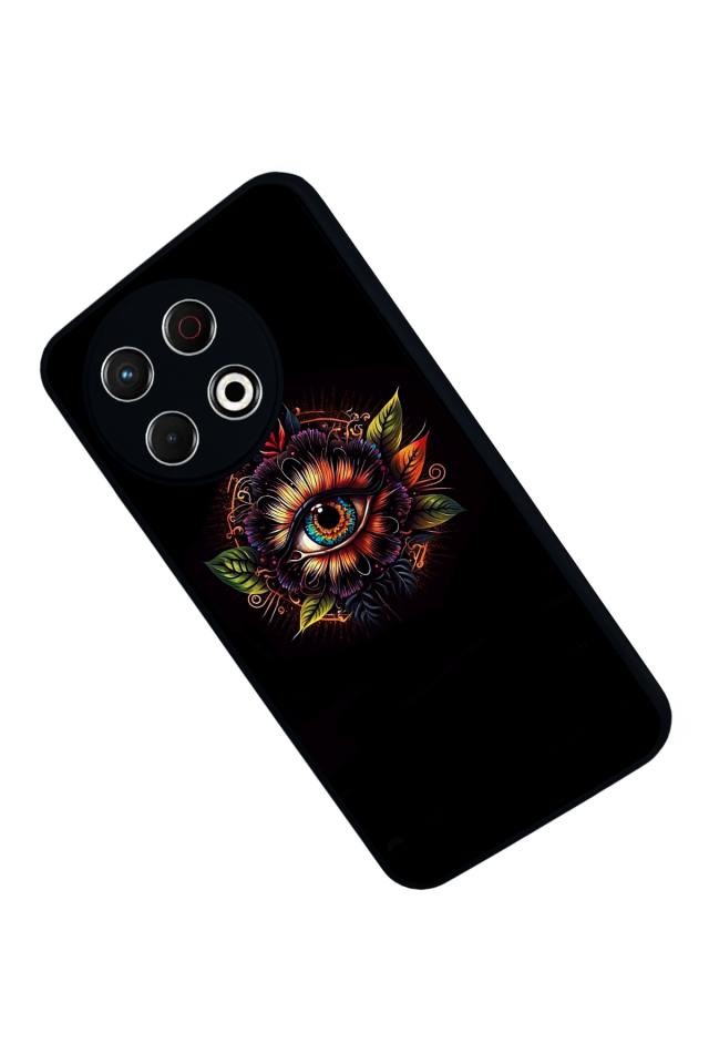 Tecno Spark 30 Pro Uyumlu Göz Tasarımlı Glossy Premium Kılıf