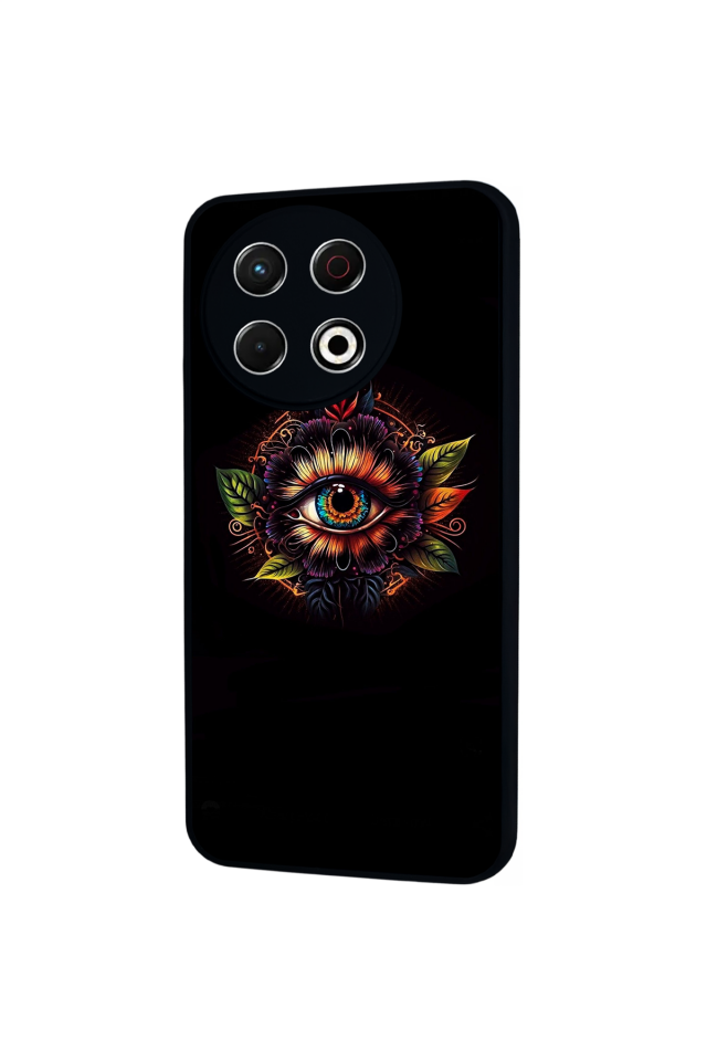 Tecno Spark 30 Pro Uyumlu Göz Tasarımlı Glossy Premium Kılıf