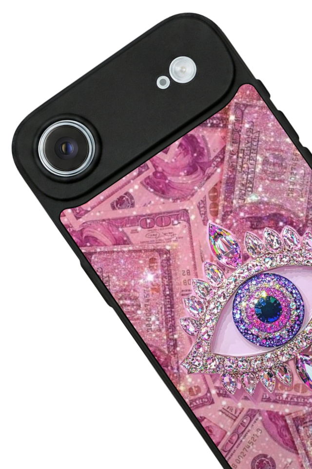iPhone 17 Air Uyumlu Göz Tasarımlı Glossy Premium Kılıf