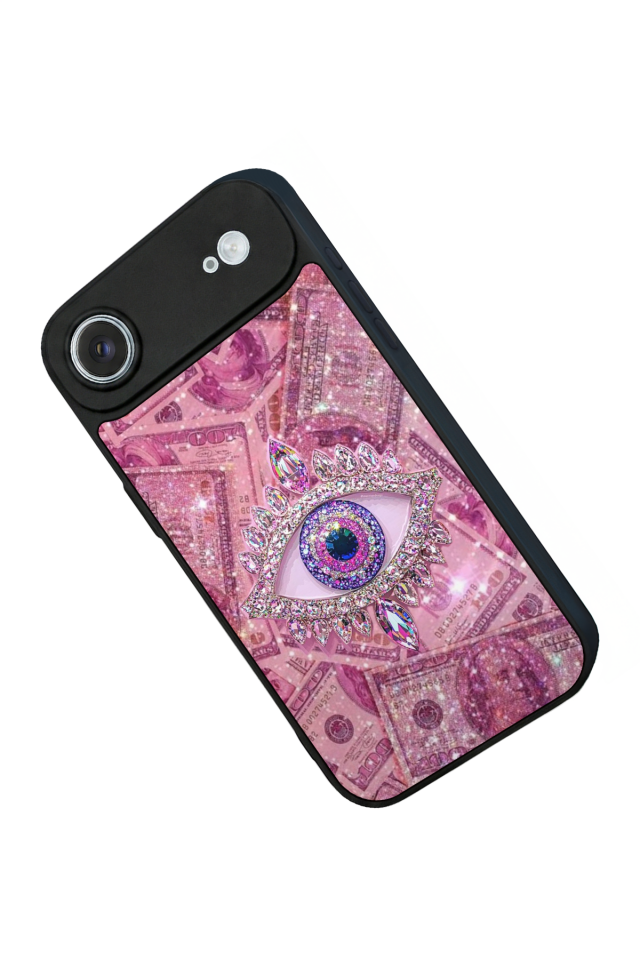 iPhone 17 Air Uyumlu Göz Tasarımlı Glossy Premium Kılıf