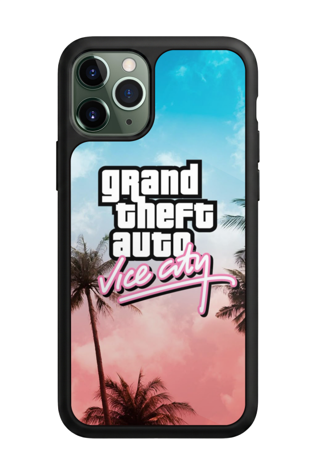 iPhone 11 Pro Uyumlu GTA Tasarımlı Glossy Premium Kılıf