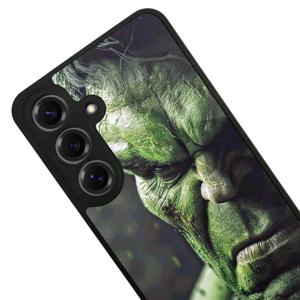 Samsung Galaxy S25 Uyumlu Hulk Tasarımlı Glossy Premium Kılıf
