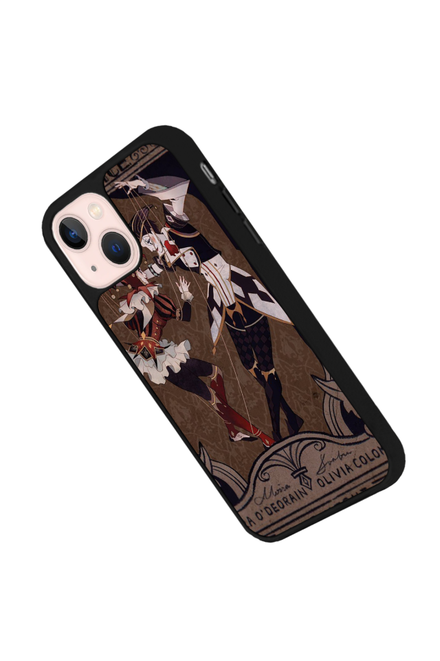 iPhone 15 Uyumlu  Kalp Love Tasarımlı Glossy Premium Kılıf