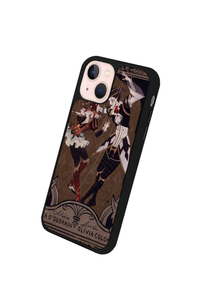 iPhone 15 Uyumlu  Kalp Love Tasarımlı Glossy Premium Kılıf