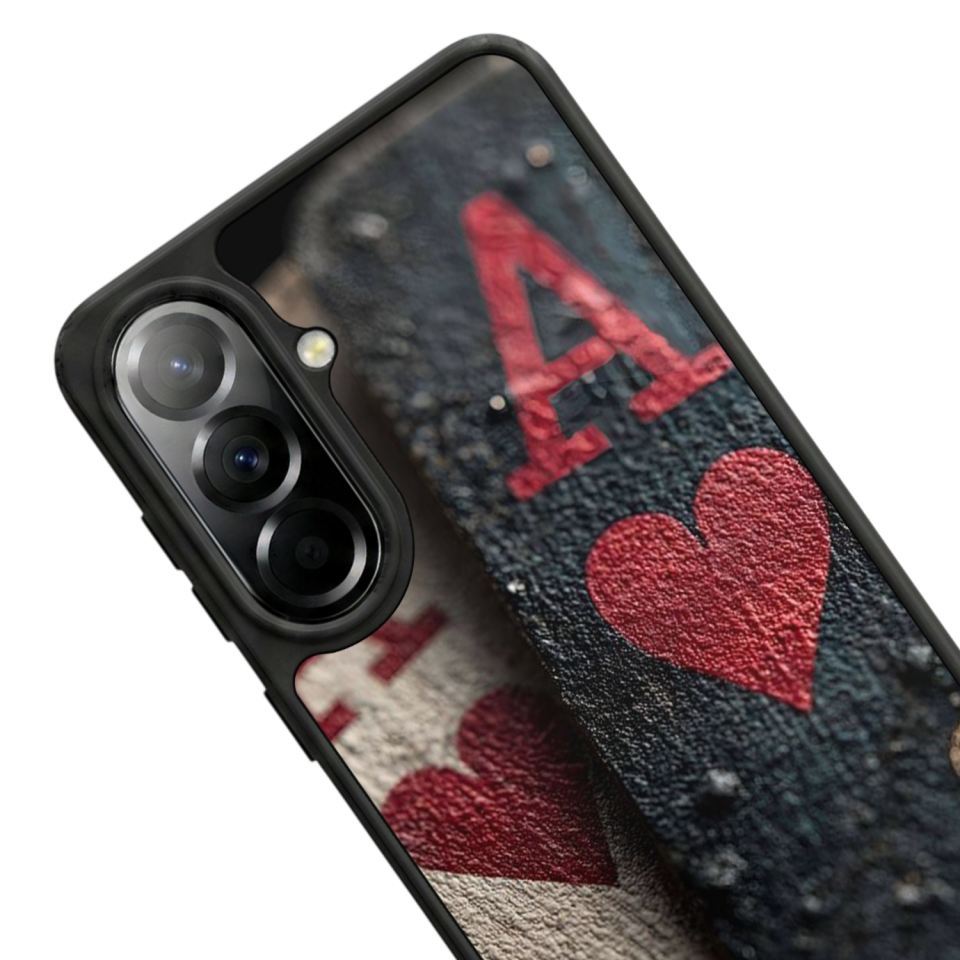 Samsung Galaxy A57 Uyumlu Kart Tasarımlı Glossy Premium Kılıf