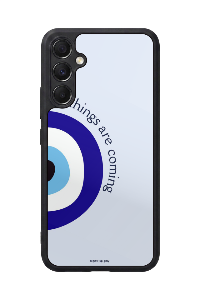 Samsung Galaxy M34 Uyumlu Nazar Tasarımlı Glossy Premium Kılıf