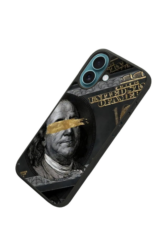 iPhone 16 Uyumlu Para Tasarımlı Glossy Premium Kılıf