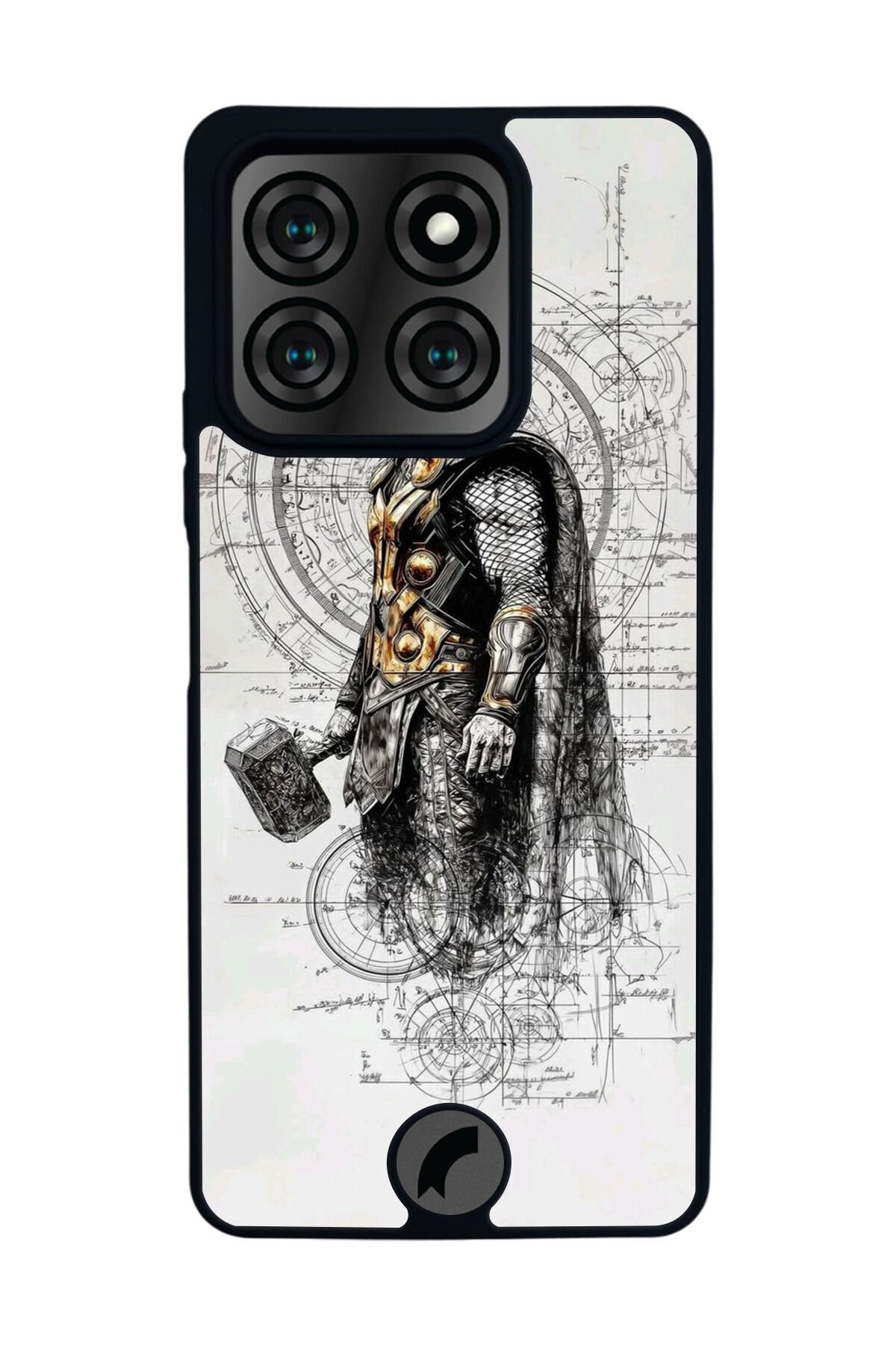 Reeder S71 Uyumlu Thor Tasarımlı Glossy Premium Kılıf