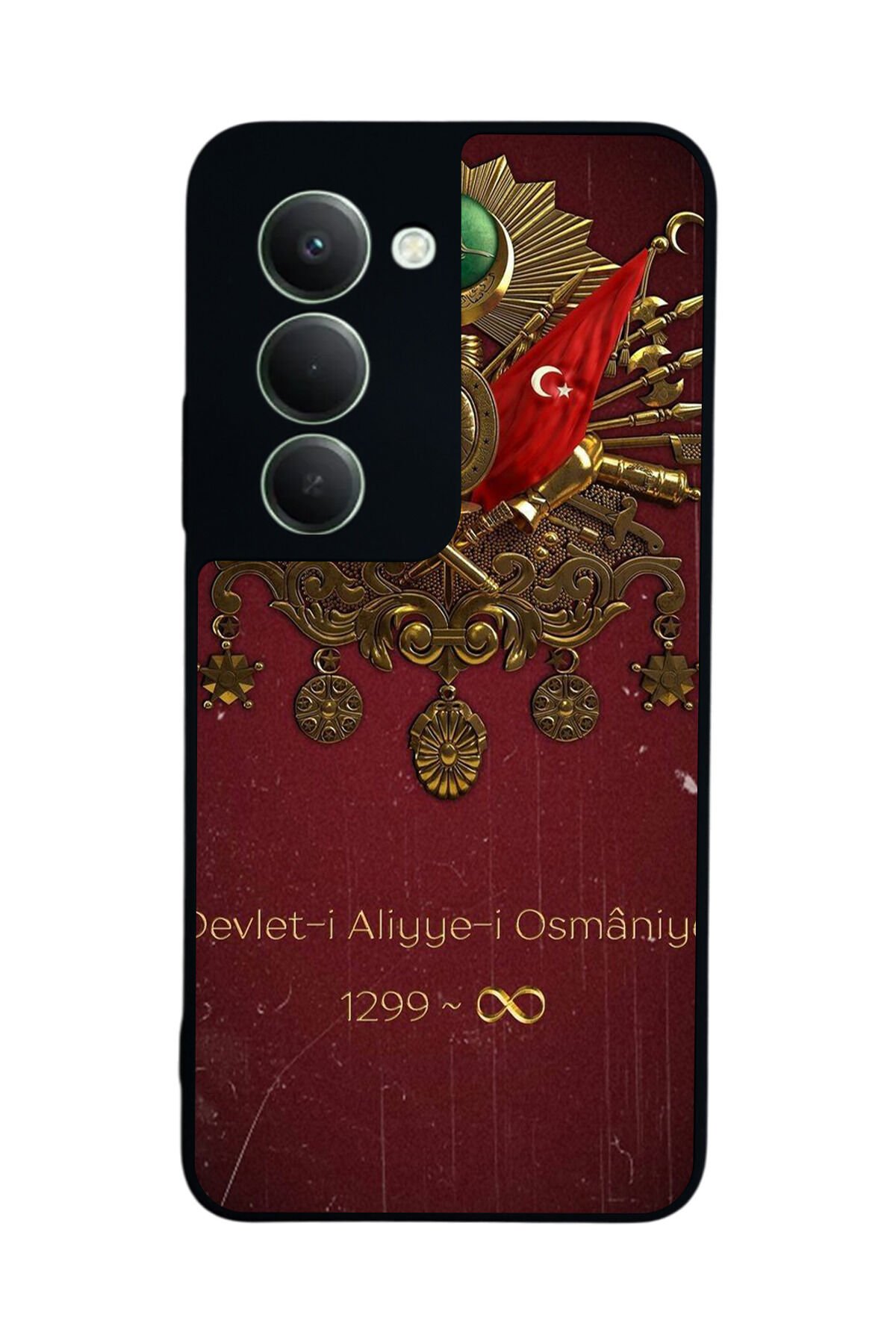 Xiaomi Redmi 15 5G Uyumlu Osmanli Tugrasi Tasarımlı Glossy Premium Kılıf