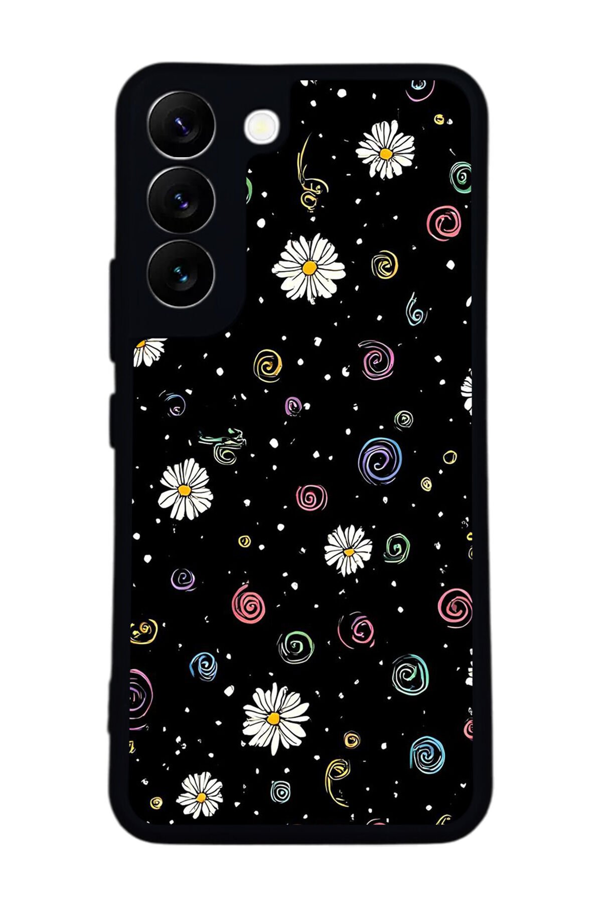 Samsung Galaxy S22 Uyumlu Floral Tasarımlı Glossy Premium Kılıf