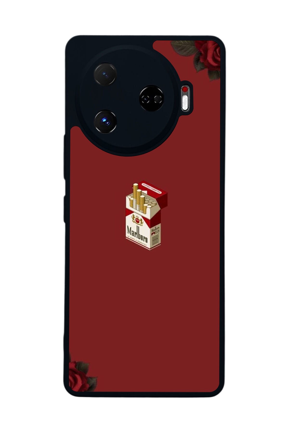 Tecno Camon 30 Pro Uyumlu Kirmizi Tasarımlı Glossy Premium Kılıf