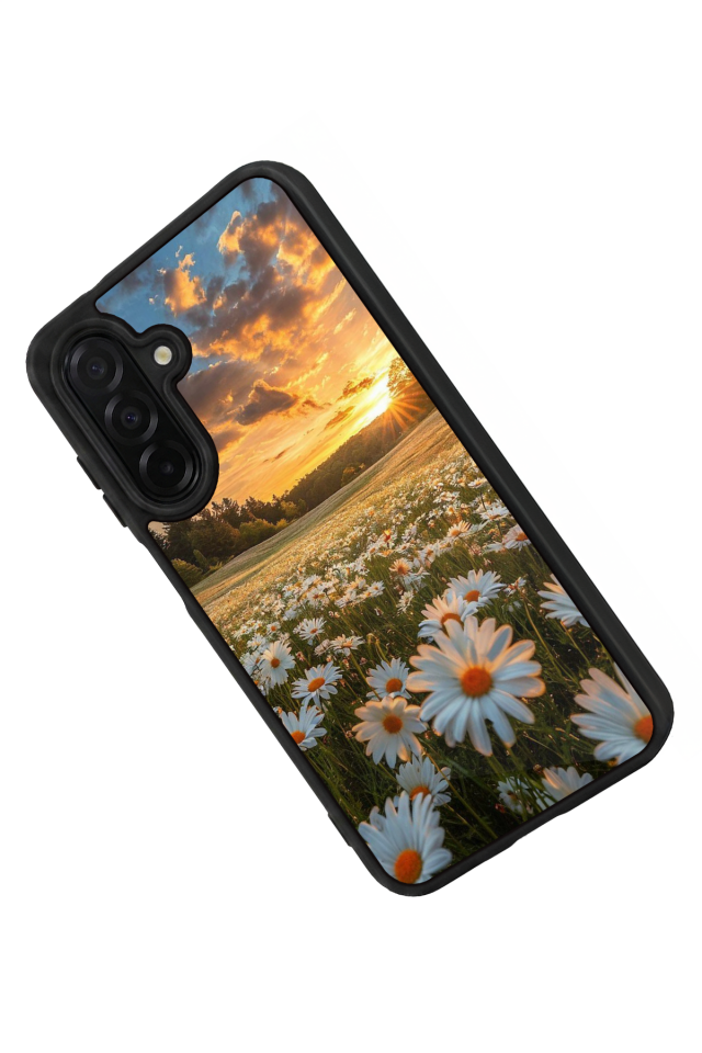 Samsung Galaxy A56 Uyumlu Cicek Tasarımlı Glossy Premium Kılıf