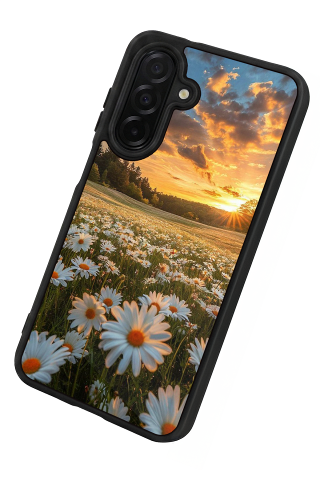 Samsung Galaxy A56 Uyumlu Cicek Tasarımlı Glossy Premium Kılıf