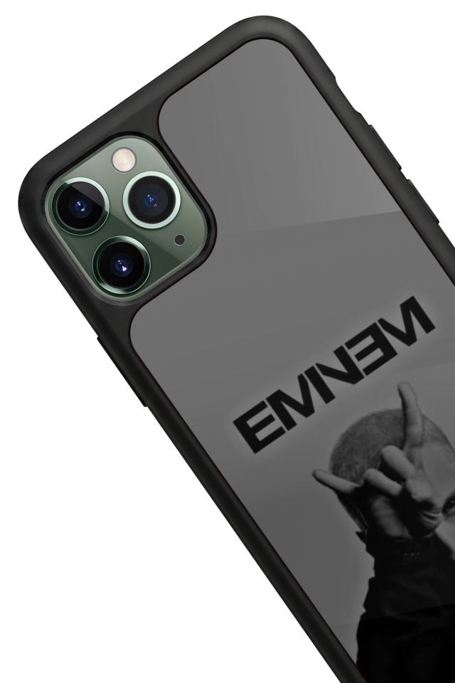 iPhone 11 Pro Max Uyumlu Eminem Tasarımlı Glossy Premium Kılıf