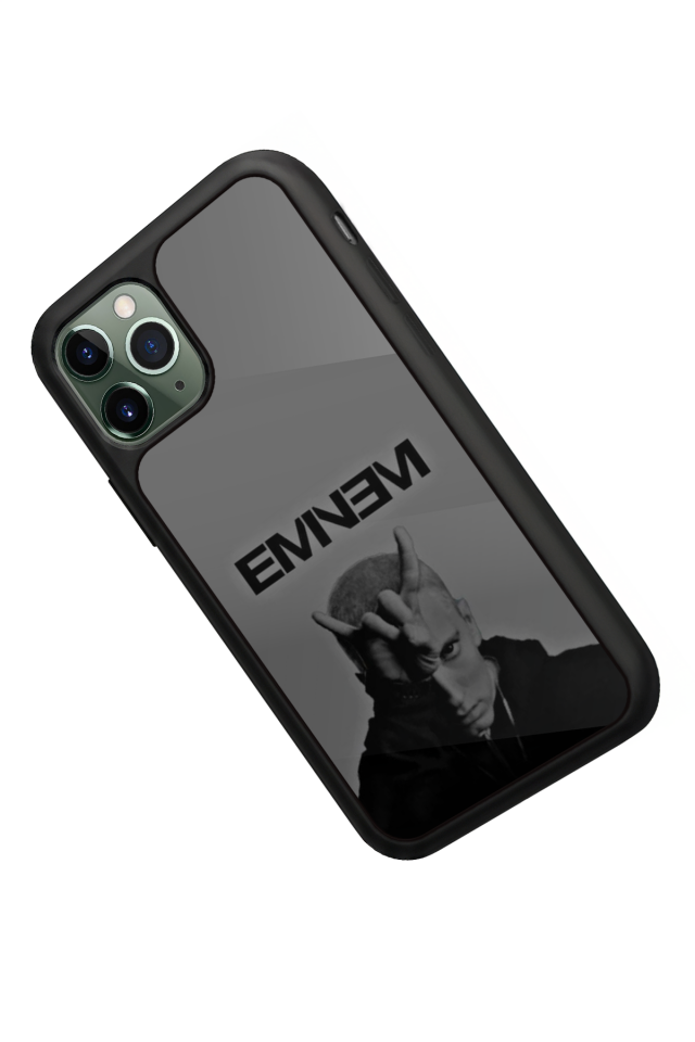 iPhone 11 Pro Max Uyumlu Eminem Tasarımlı Glossy Premium Kılıf