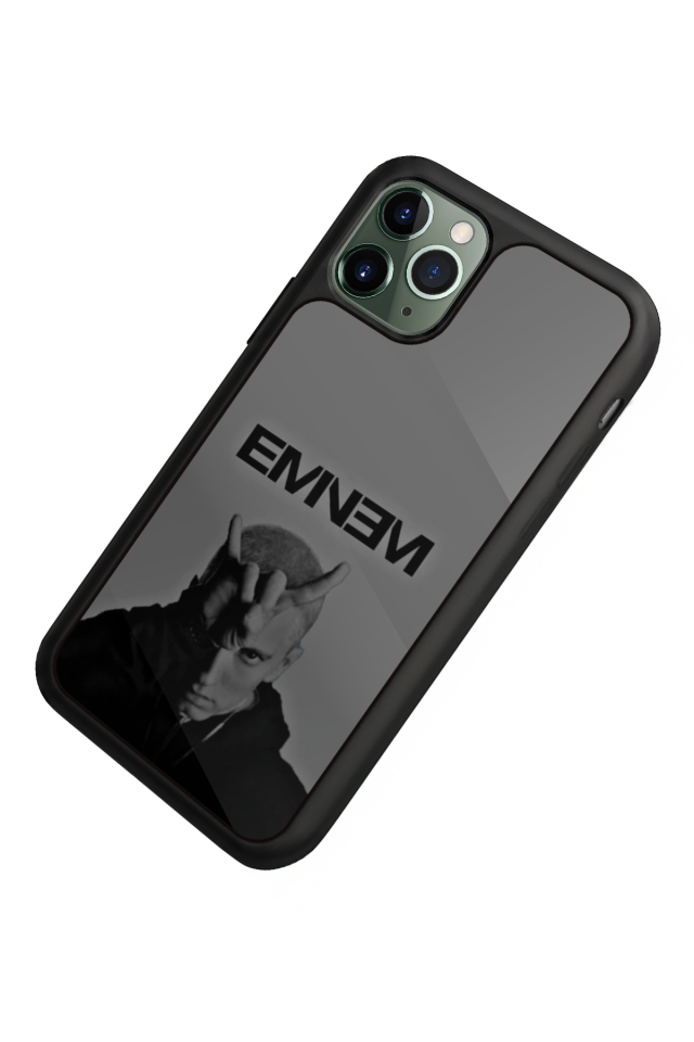iPhone 11 Pro Max Uyumlu Eminem Tasarımlı Glossy Premium Kılıf
