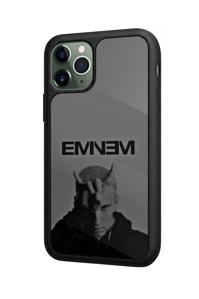 iPhone 11 Pro Max Uyumlu Eminem Tasarımlı Glossy Premium Kılıf