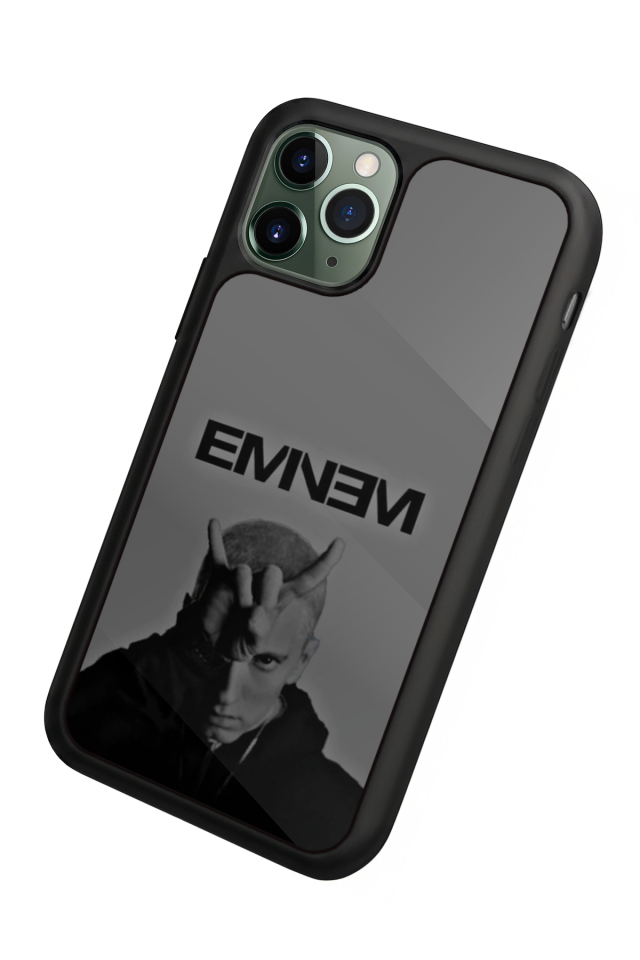 iPhone 11 Pro Max Uyumlu Eminem Tasarımlı Glossy Premium Kılıf
