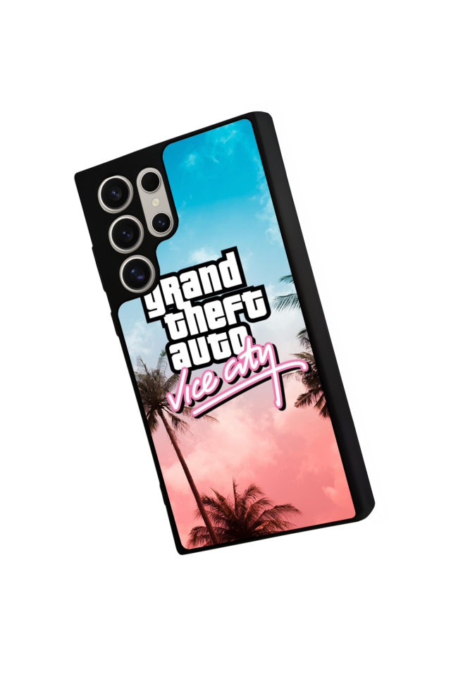 Samsung Galaxy S23 Ultra Uyumlu GTA Tasarımlı Glossy Premium Kılıf