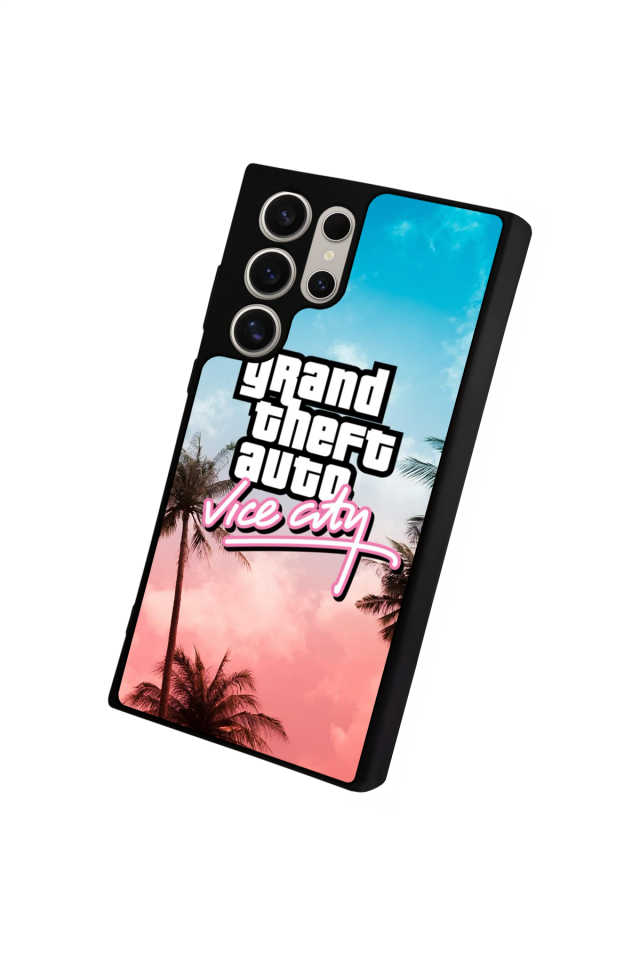 Samsung Galaxy S23 Ultra Uyumlu GTA Tasarımlı Glossy Premium Kılıf