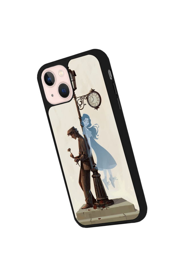 iPhone 15 Uyumlu  Kalp Love Tasarımlı Glossy Premium Kılıf