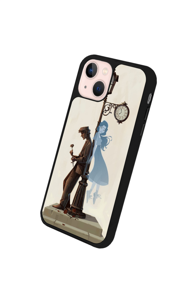 iPhone 15 Uyumlu  Kalp Love Tasarımlı Glossy Premium Kılıf