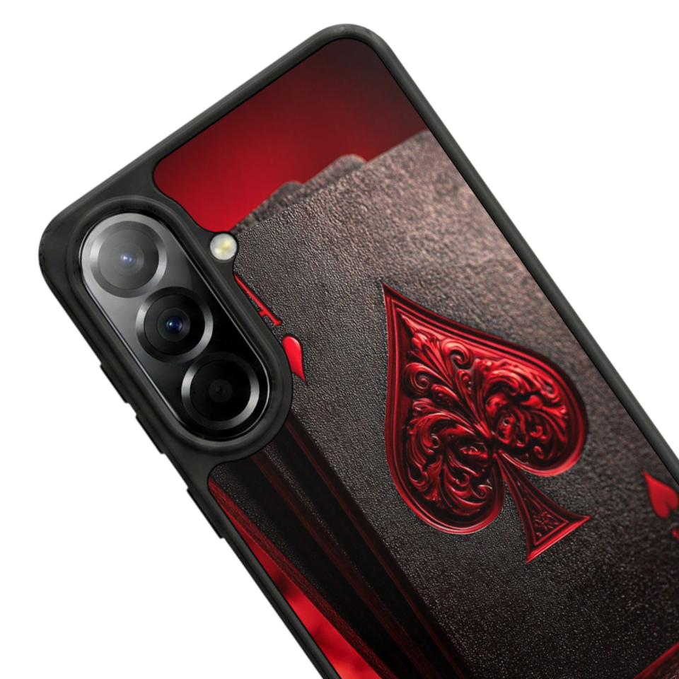 Samsung Galaxy A57 Uyumlu Kart Tasarımlı Glossy Premium Kılıf