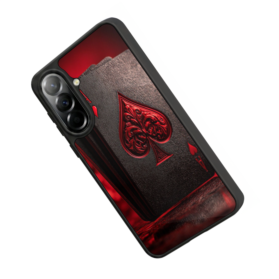 Samsung Galaxy A57 Uyumlu Kart Tasarımlı Glossy Premium Kılıf