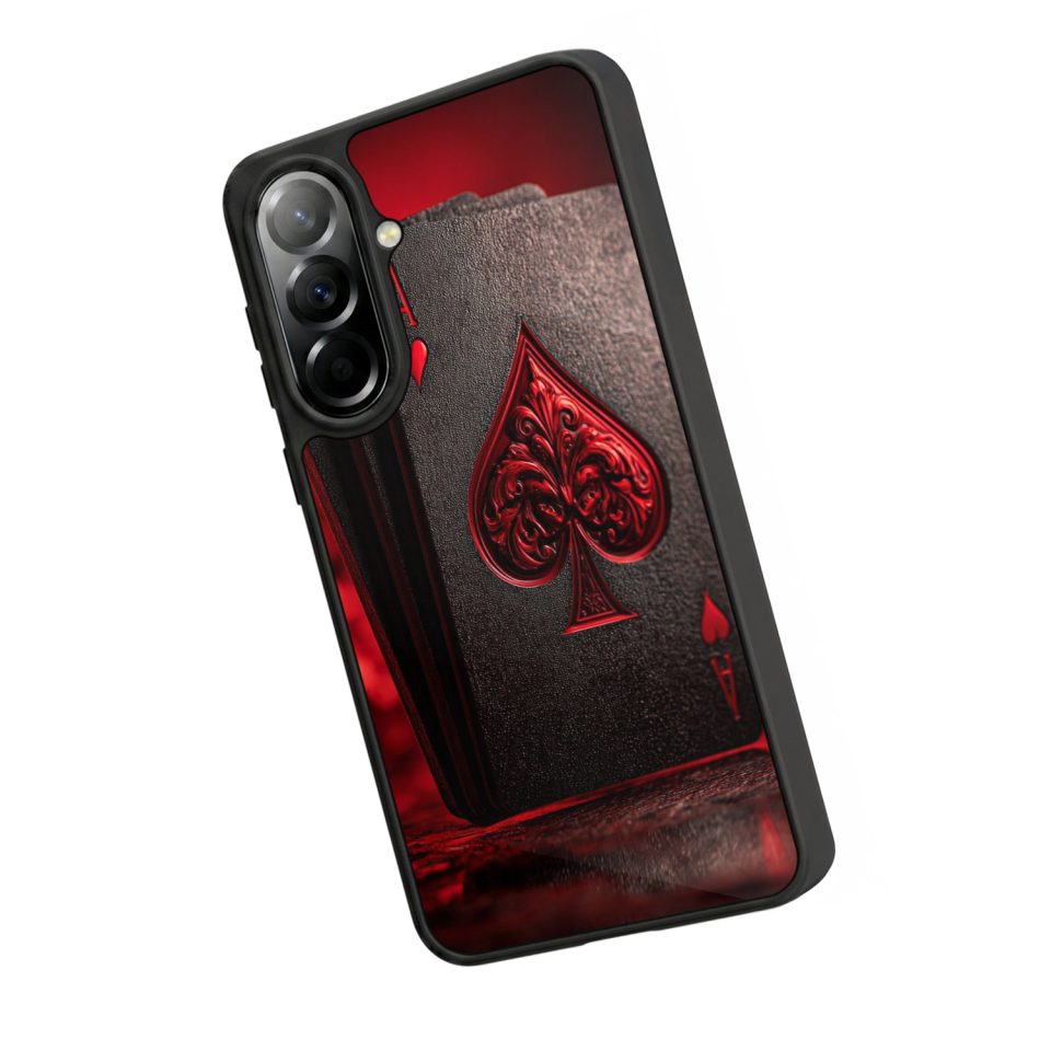 Samsung Galaxy A57 Uyumlu Kart Tasarımlı Glossy Premium Kılıf