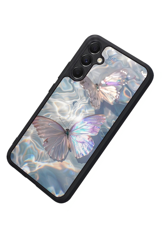 Samsung Galaxy A34 Uyumlu Kelebek Tasarımlı Glossy Premium Kılıf