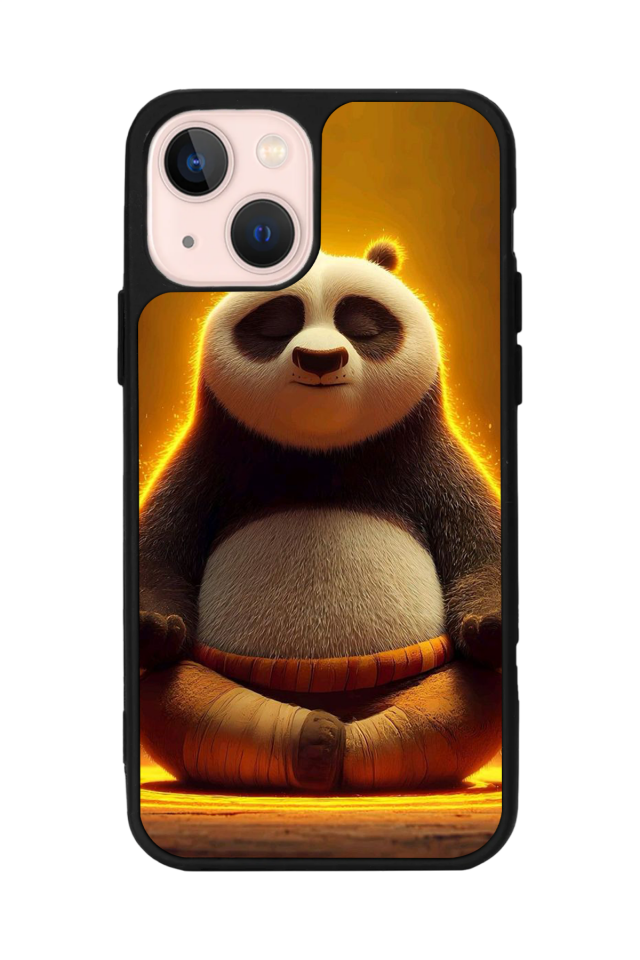 iPhone 13 Mini Uyumlu Kung Fu Panda Tasarımlı Glossy Premium Kılıf