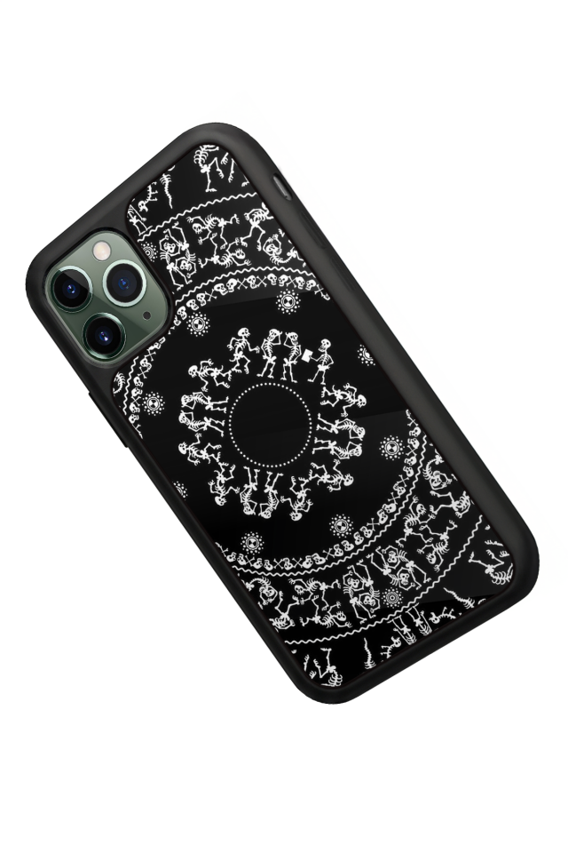 iPhone 11 Pro Uyumlu Mandala Tasarımlı Glossy Premium Kılıf