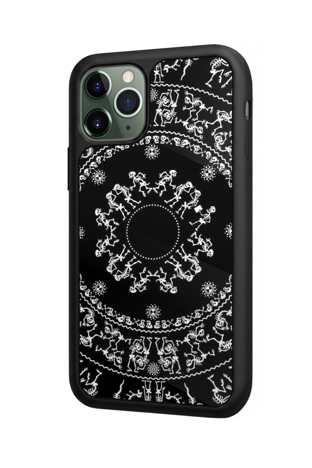 iPhone 11 Pro Uyumlu Mandala Tasarımlı Glossy Premium Kılıf