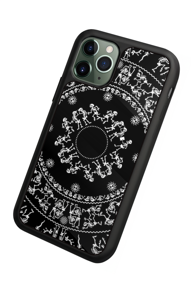 iPhone 11 Pro Uyumlu Mandala Tasarımlı Glossy Premium Kılıf