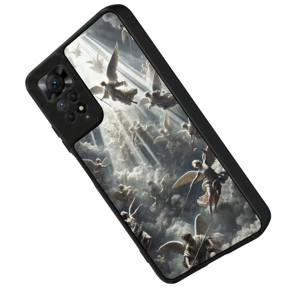 Xiaomi Redmi Note 11 Pro Uyumlu Melek Tasarımlı Glossy Premium Kılıf