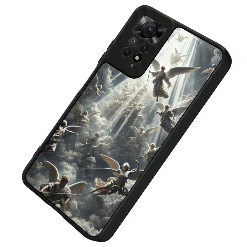 Xiaomi Redmi Note 11 Pro Uyumlu Melek Tasarımlı Glossy Premium Kılıf