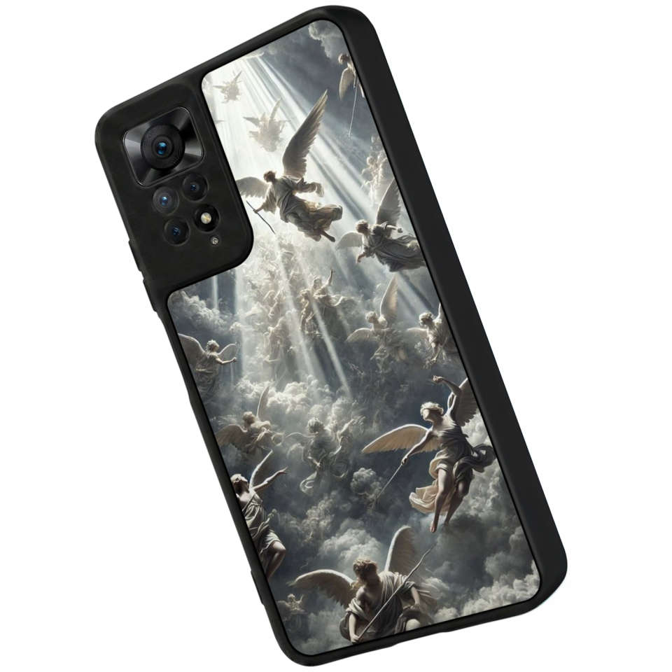 Xiaomi Redmi Note 11 Pro Uyumlu Melek Tasarımlı Glossy Premium Kılıf