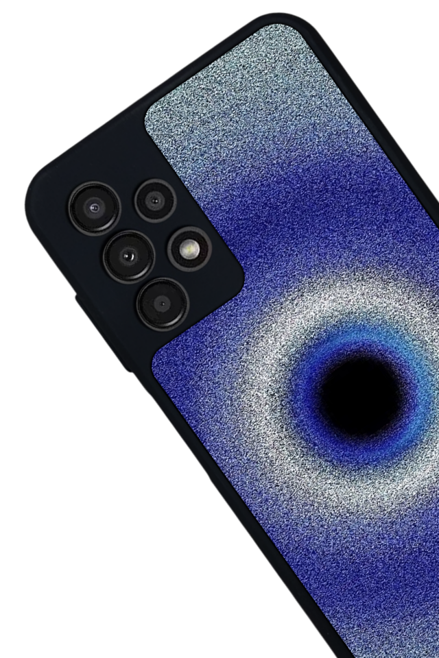 Samsung Galaxy A13 Uyumlu Nazar Tasarımlı Glossy Premium Kılıf