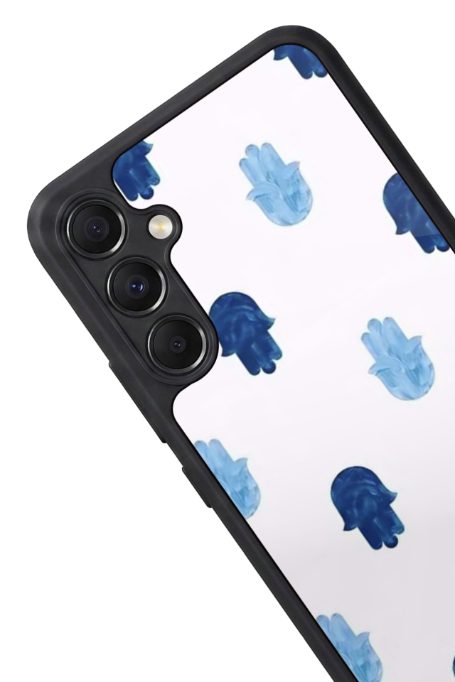 Samsung Galaxy M34 Uyumlu Nazar Tasarımlı Glossy Premium Kılıf
