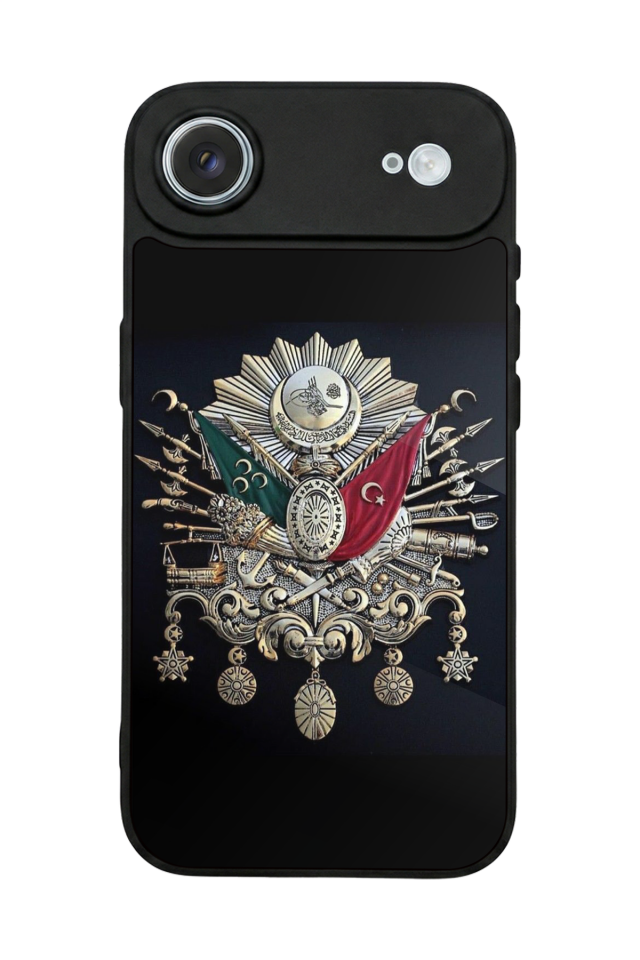 iPhone 17 Air Uyumlu Osmanli Tugrasi Tasarımlı Glossy Premium Kılıf