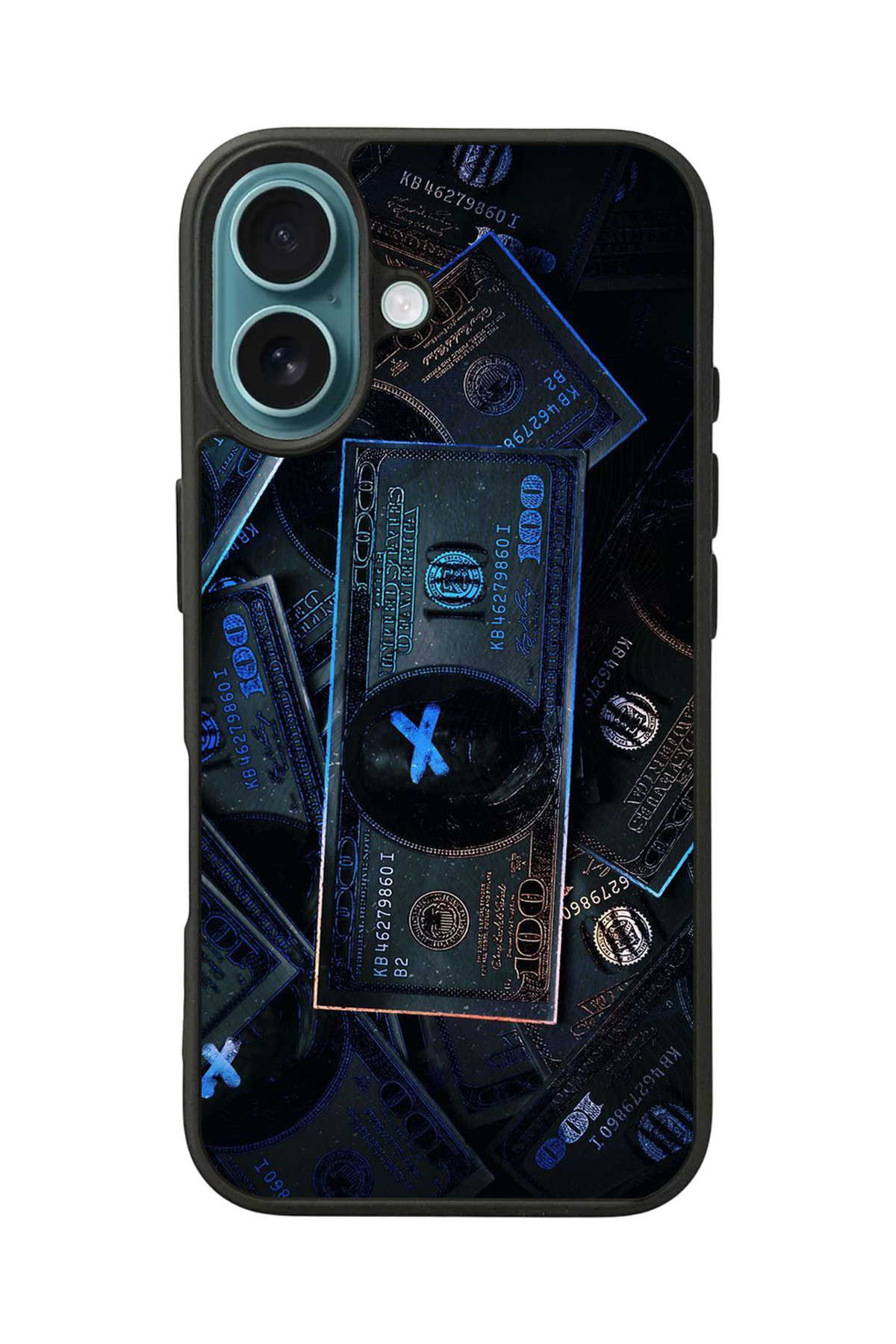 iPhone 16 Uyumlu Para Tasarımlı Glossy Premium Kılıf