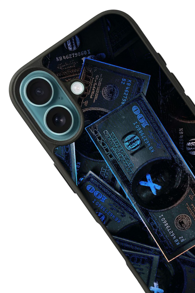 iPhone 16 Uyumlu Para Tasarımlı Glossy Premium Kılıf