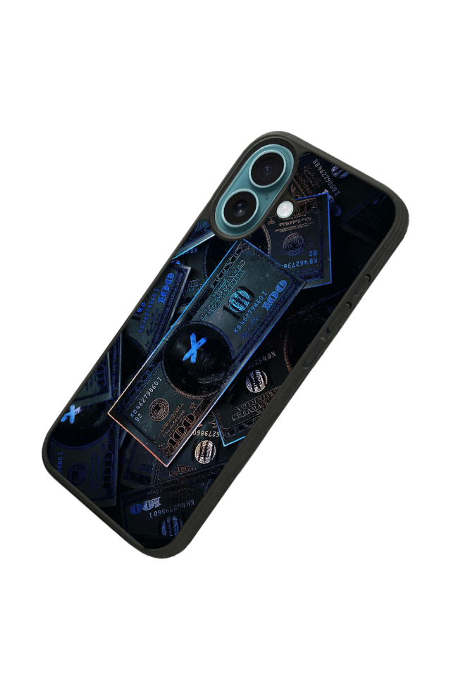 iPhone 16 Uyumlu Para Tasarımlı Glossy Premium Kılıf