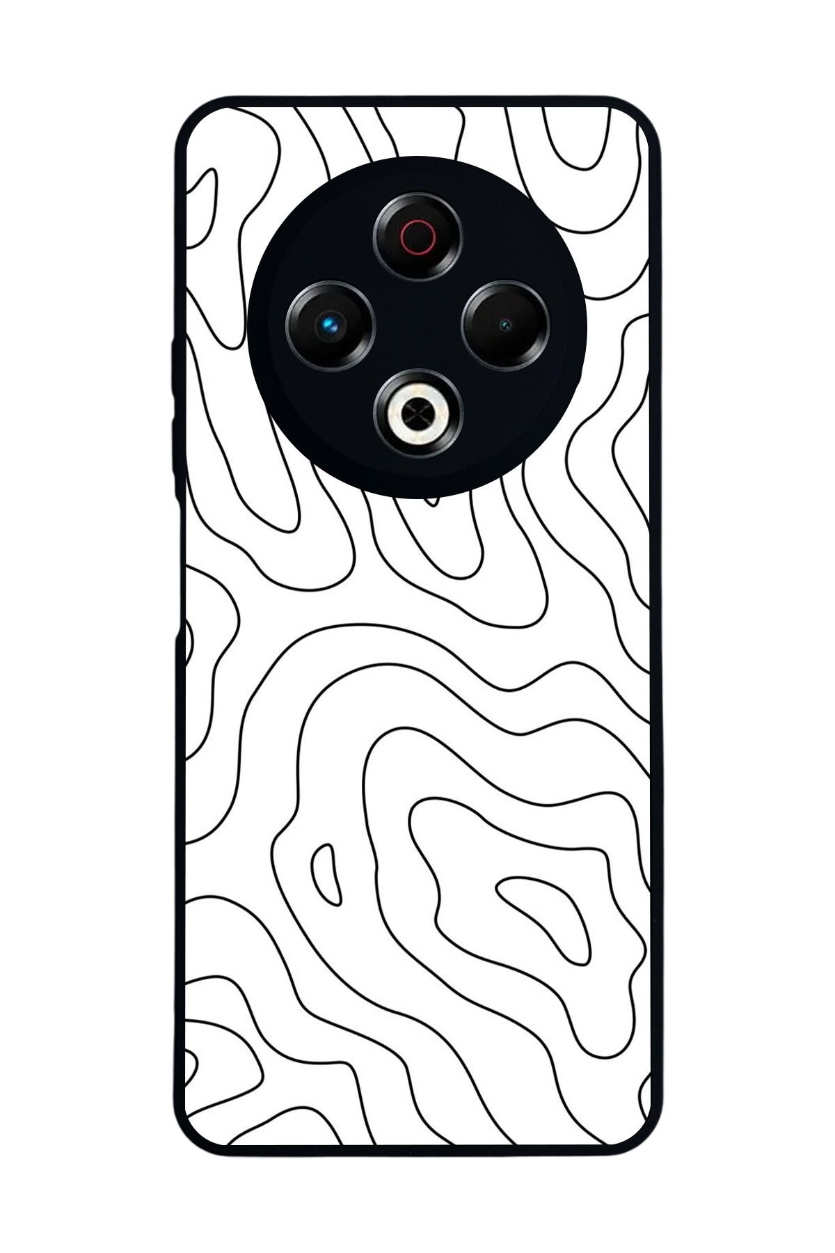 Tecno Spark 30 Uyumlu Çizgi Sanatı Tasarımlı Glossy Premium Kılıf
