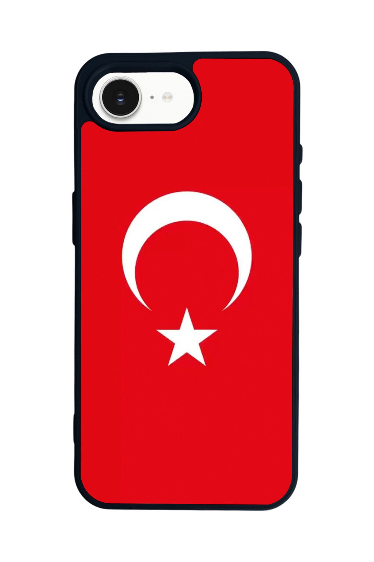 iPhone 16E Uyumlu Türk Bayragi Tasarımlı Glossy Premium Kılıf